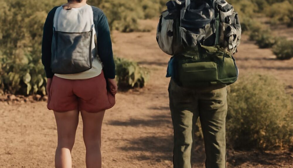 Backpacks for backpacking adjusted for a beginner's first-trip load