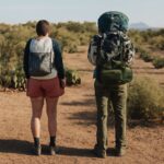 Backpacks for backpacking adjusted for a beginner's first-trip load