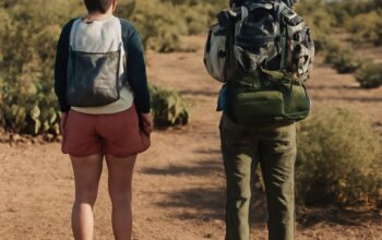 Backpacks for backpacking adjusted for a beginner's first-trip load