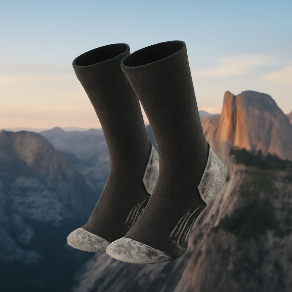 Men’s Hiking Outfit for Summer: Socks and Walking Sticks