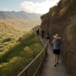 View of Diamond Head Crater from the trail