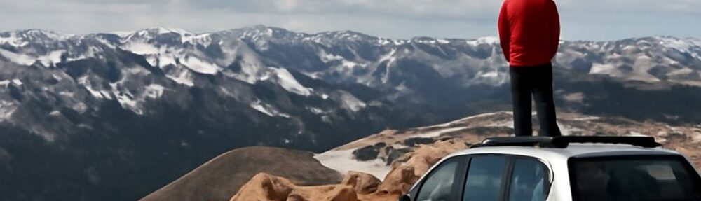 Scenic view of Mount Evans, Colorado